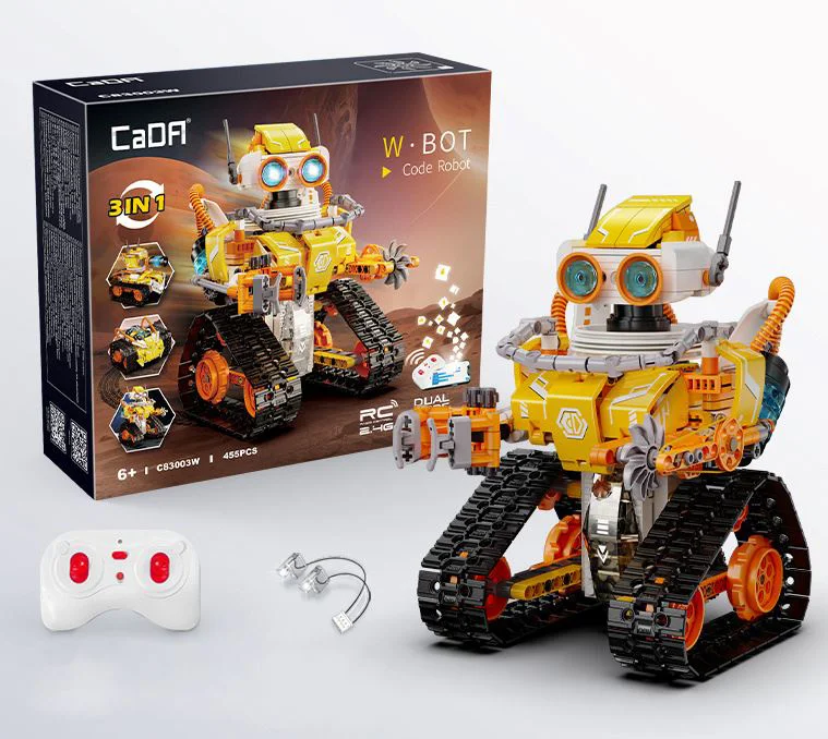 Constructor cu telecomanda CaDa W-Bot, 455 el. foto
