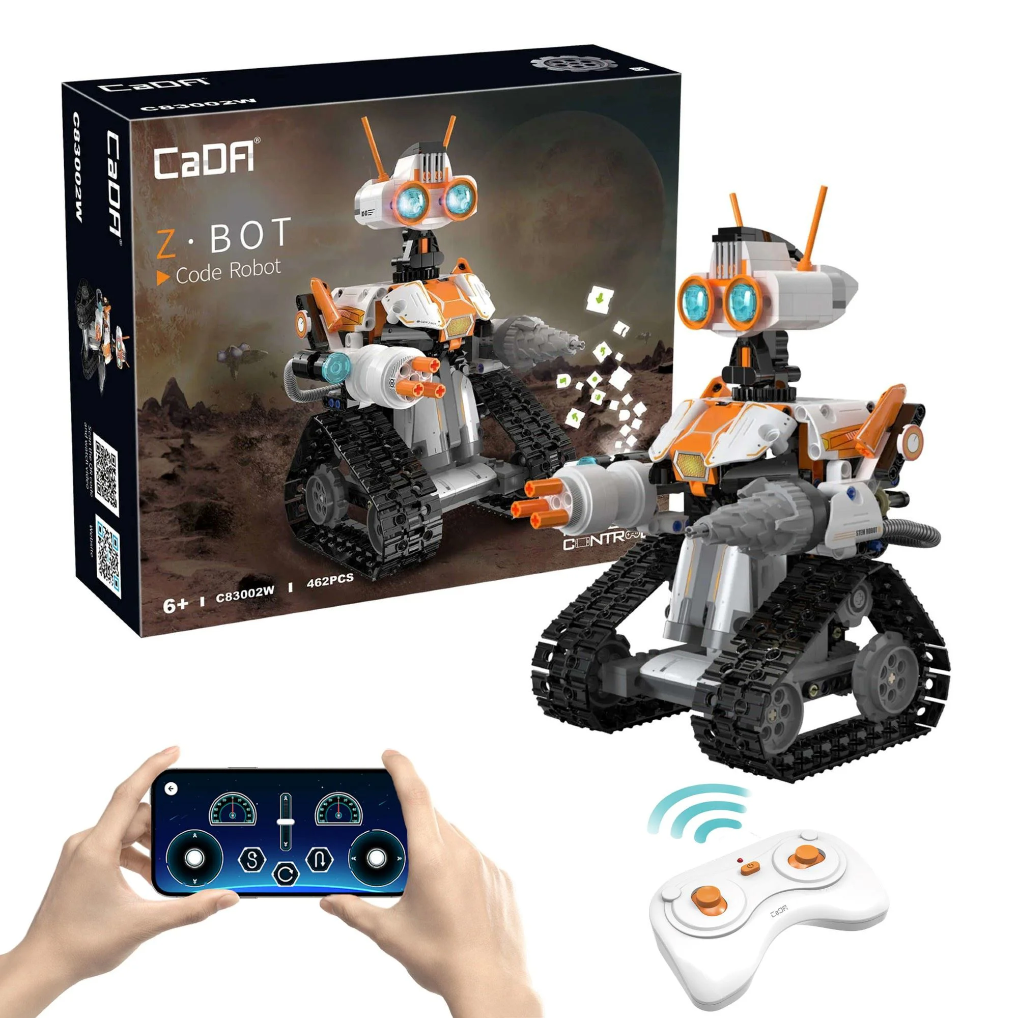 Constructor cu telecomanda CaDa Z-Bot, 462 el. foto