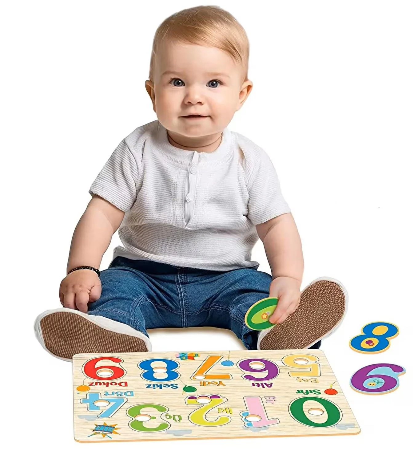 Обучающий пазл Fisher-Price Цифры foto