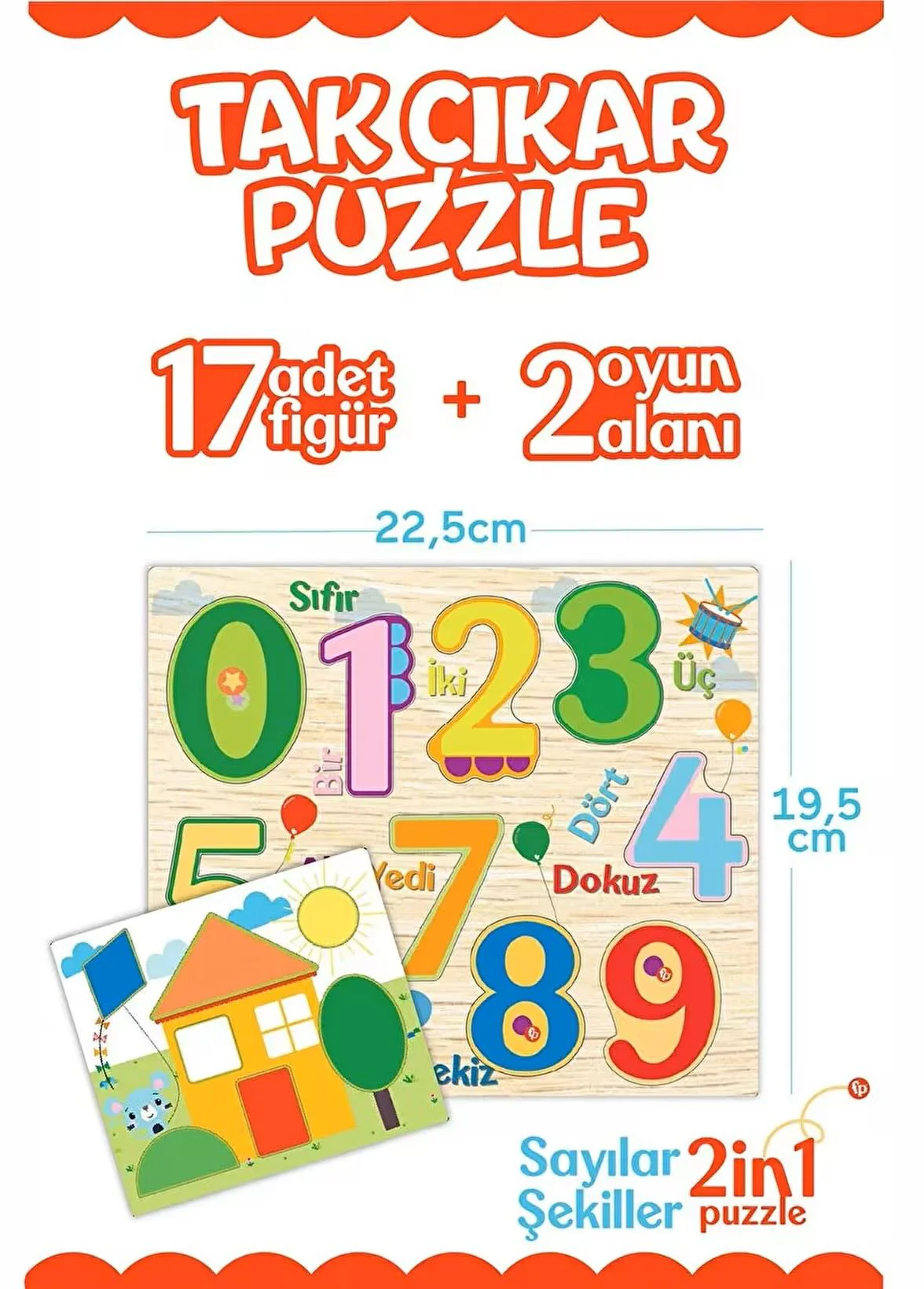 Обучающий пазл Fisher-Price Цифры foto