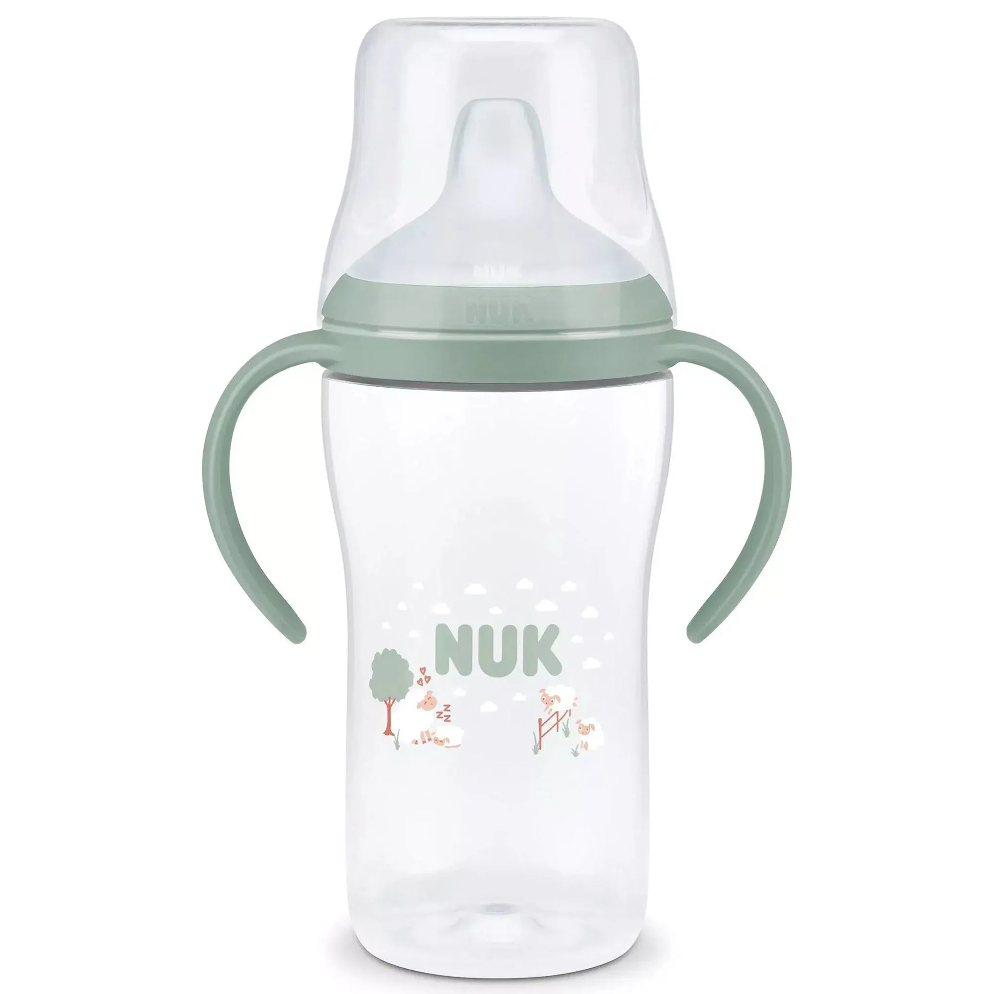 Бутылочка с ручками и насадкой для питья NUK Perfect Match (6+ мес.), 260 мл foto