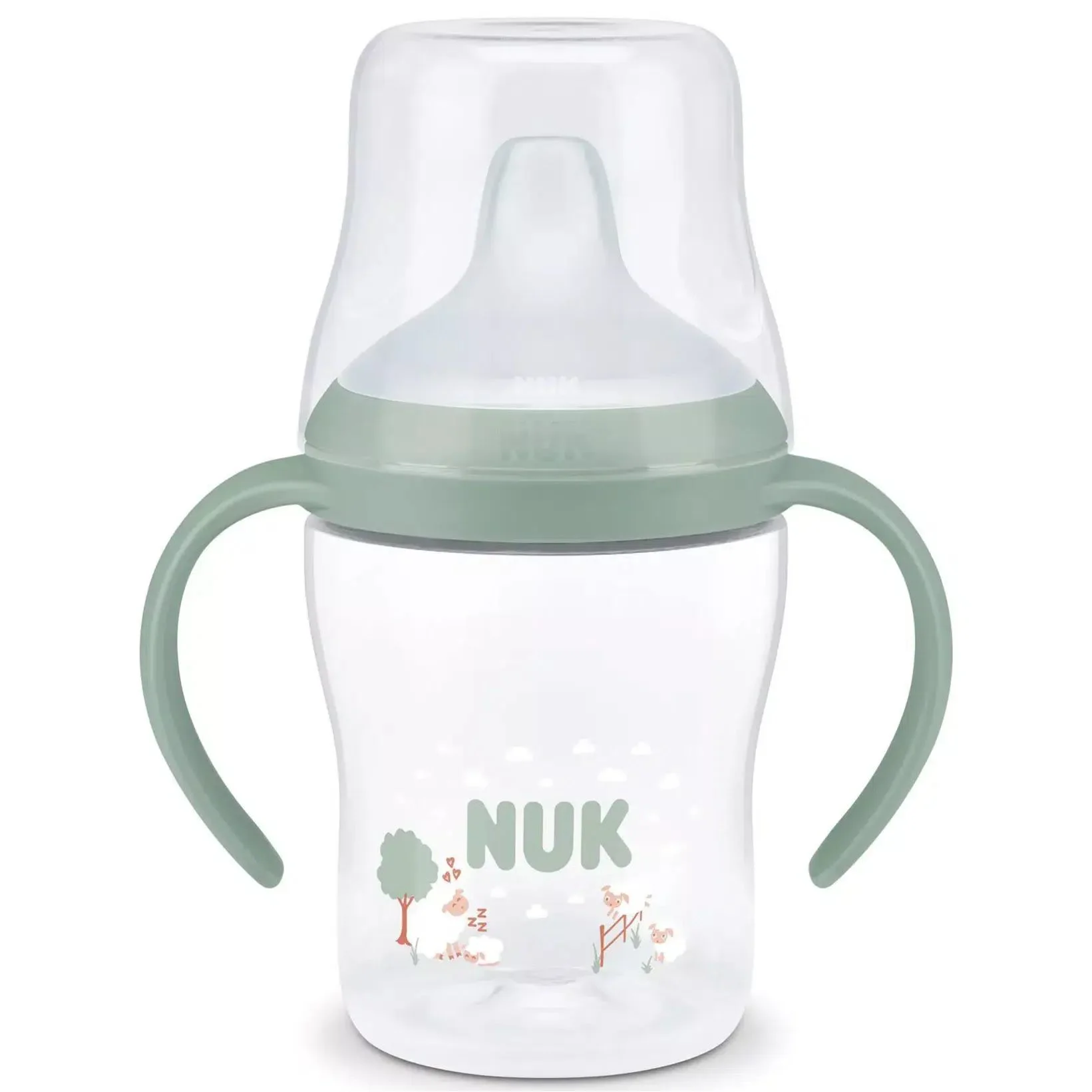 Бутылочка с ручками и насадкой для питья NUK Perfect Match (6+ мес.), 150 мл foto