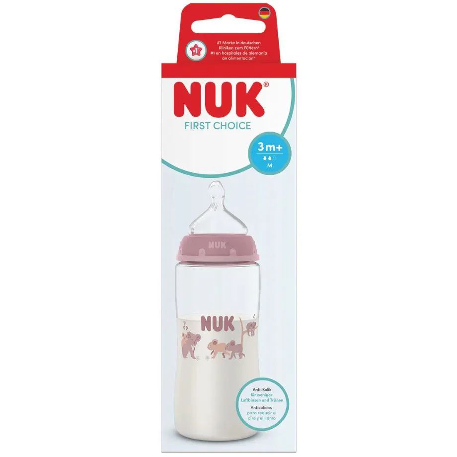 Бутылочка с силиконовой соской NUK First Choice (3+ мес.), 300 мл foto