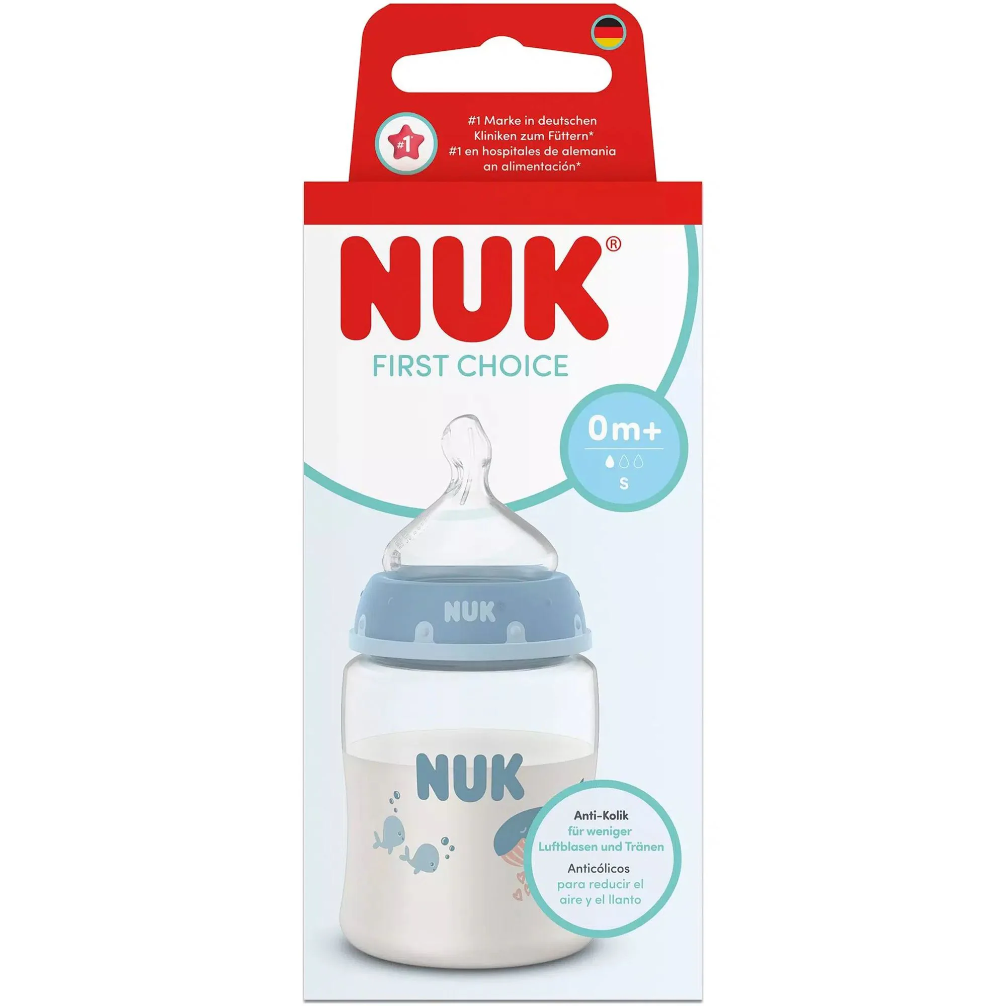 Бутылочка с силиконовой соской NUK First Choice (0+ мес.), 150 мл foto