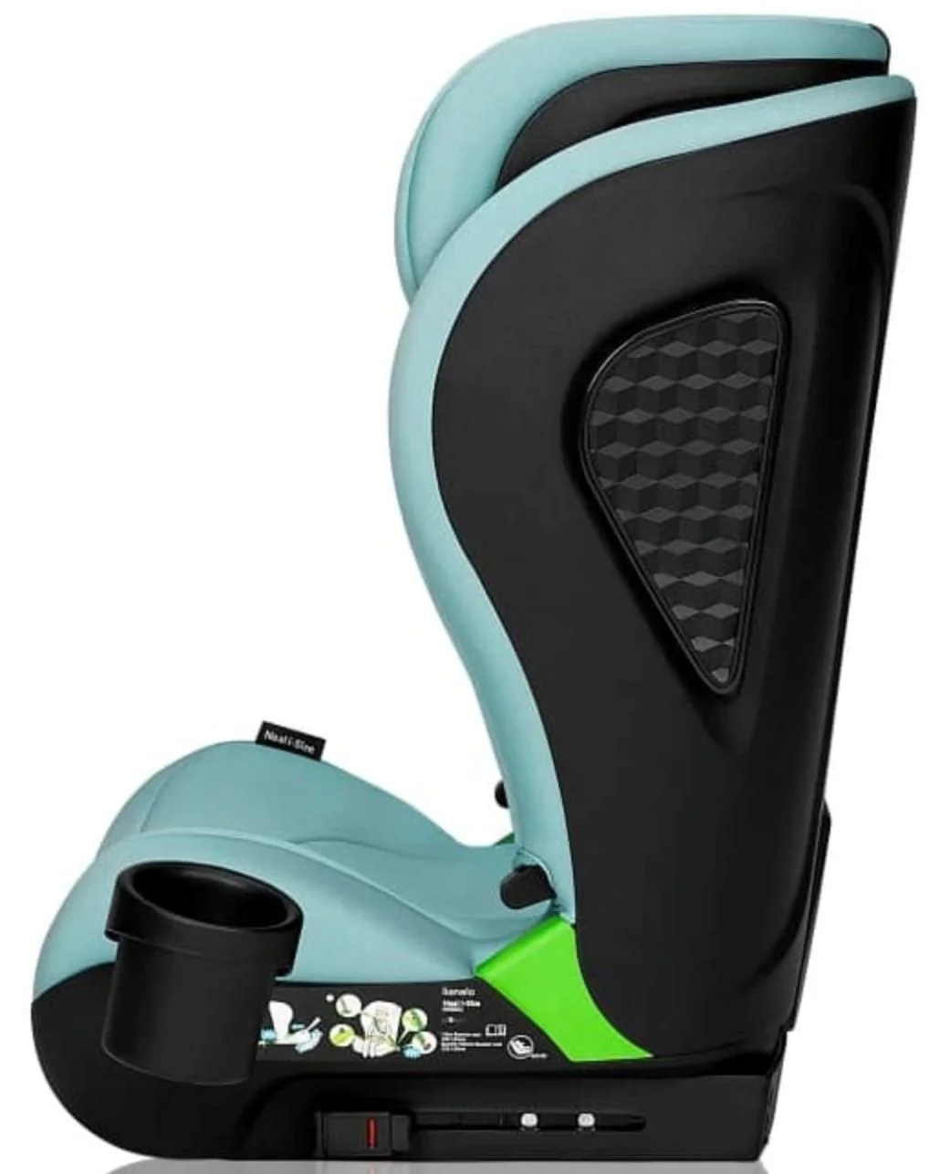 Автокресло Lionelo Isofix Neal, 15-36 кг, Зеленое foto