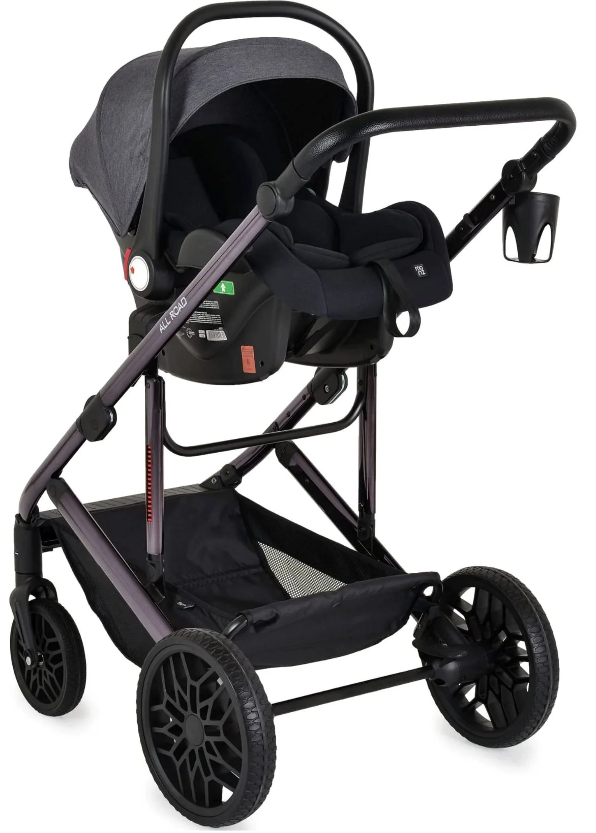 Carucior 3 in 1 Moni All Road Gri foto