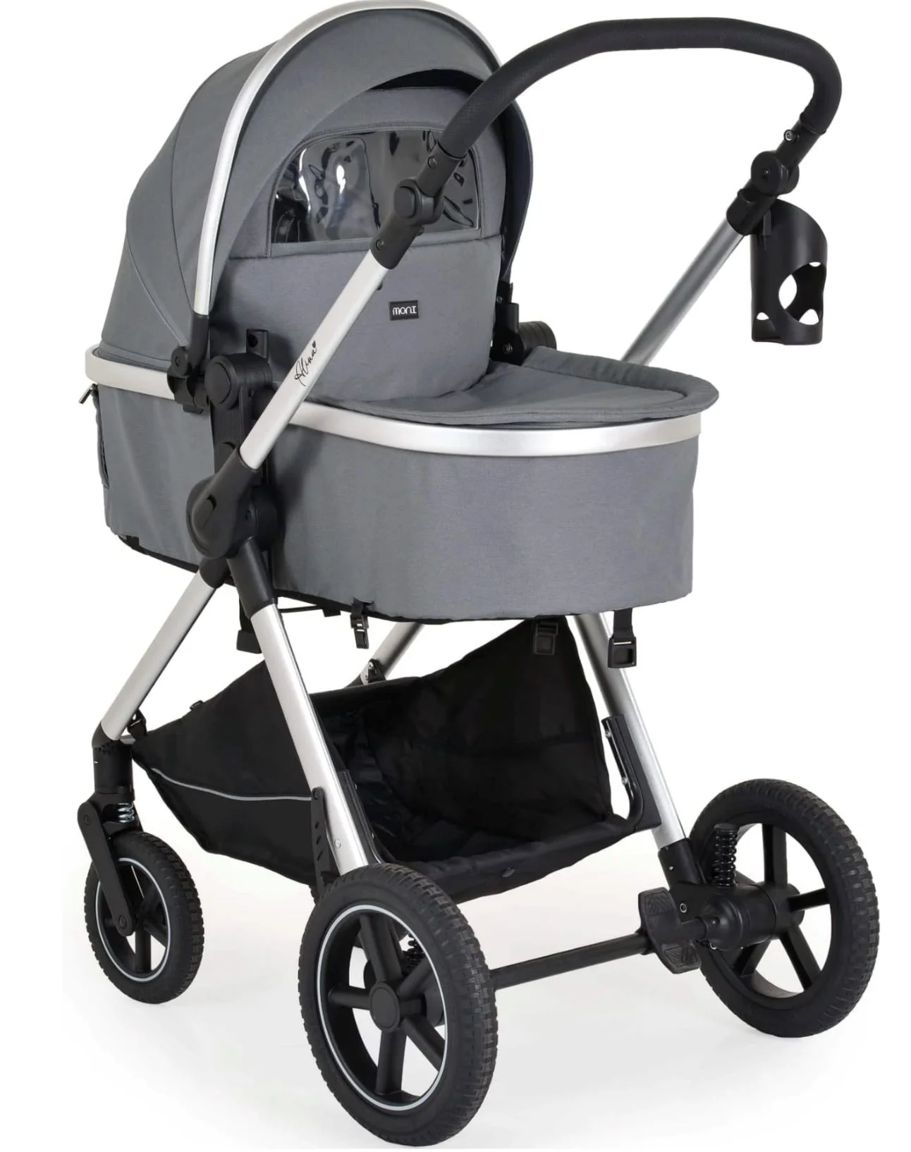 Carucior 3 in 1 Moni Alina Titanium Gri foto