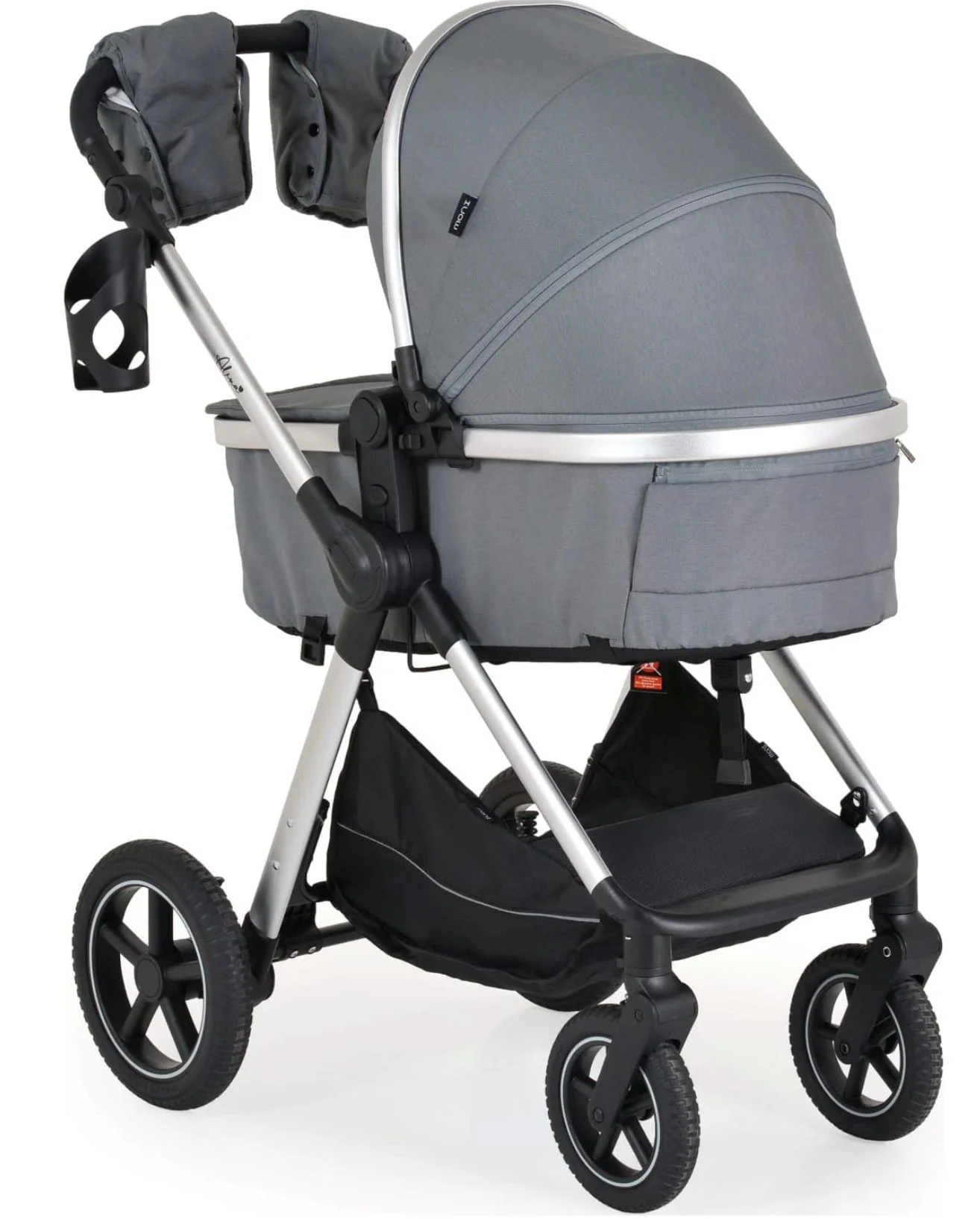 Carucior 3 in 1 Moni Alina Titanium Gri foto
