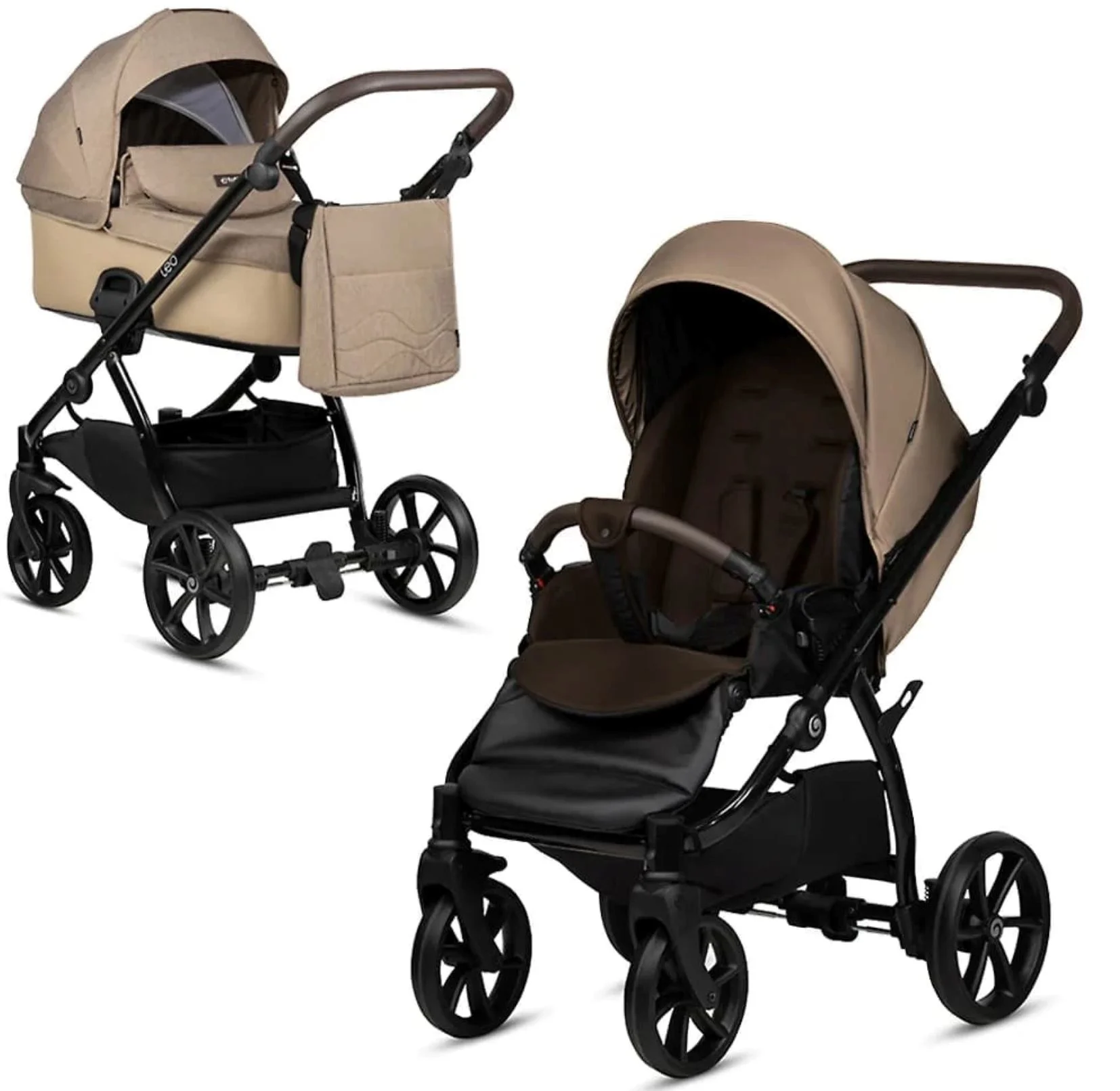 Carucior 2 in 1 Tutis Leo Caramel foto