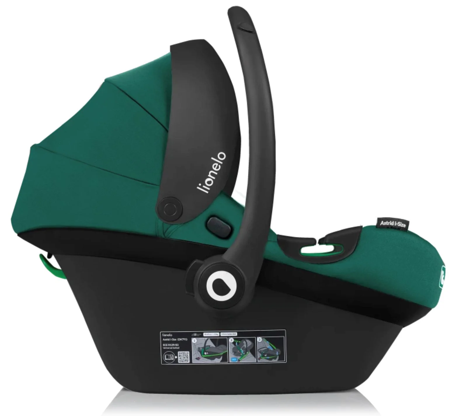 Автокресло Lionelo Astrid I-Size, 0-13 кг, Зелёный foto