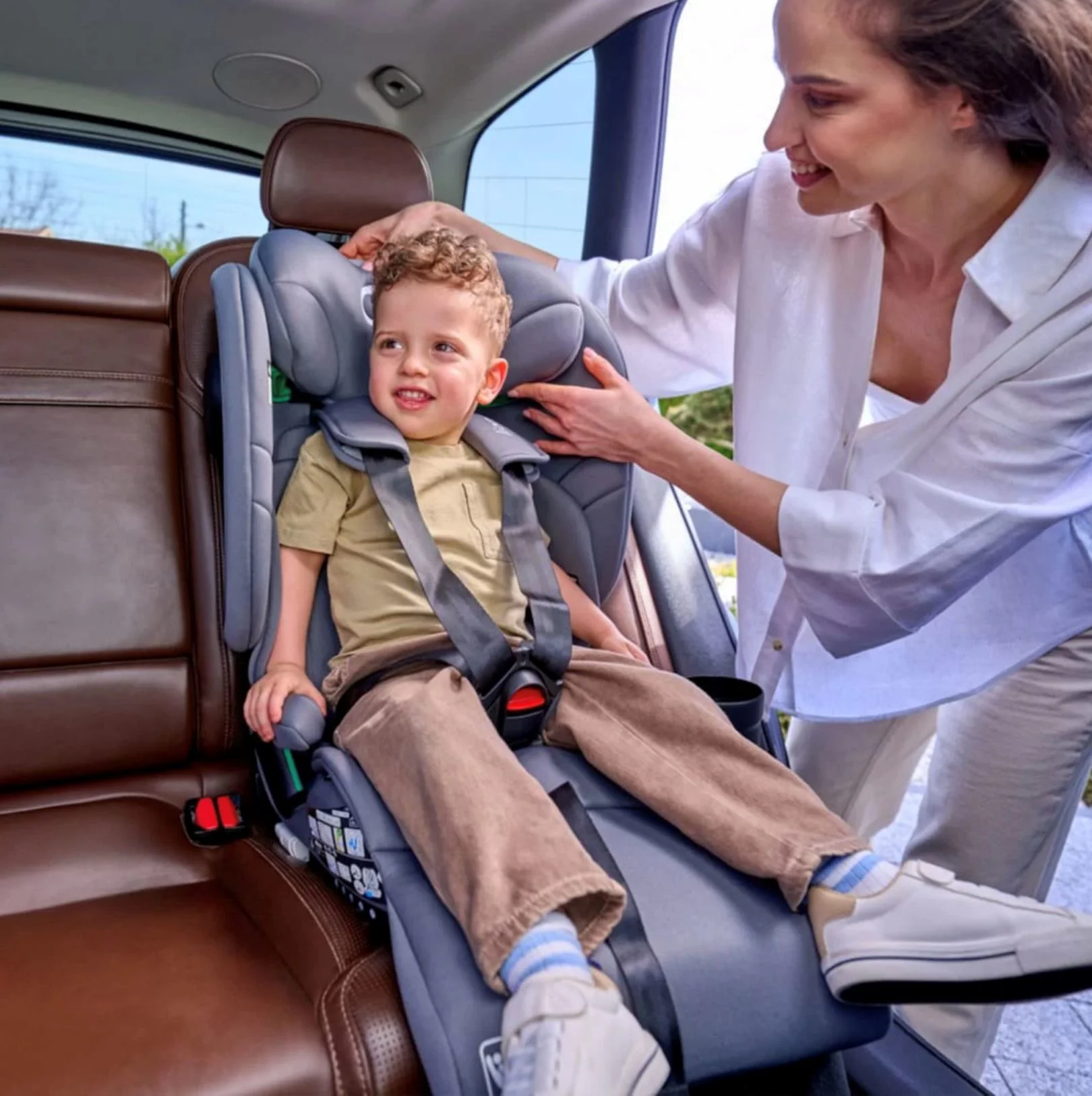 Автокресло Lionelo Isofix Nelly, 9-36 кг, Серый foto