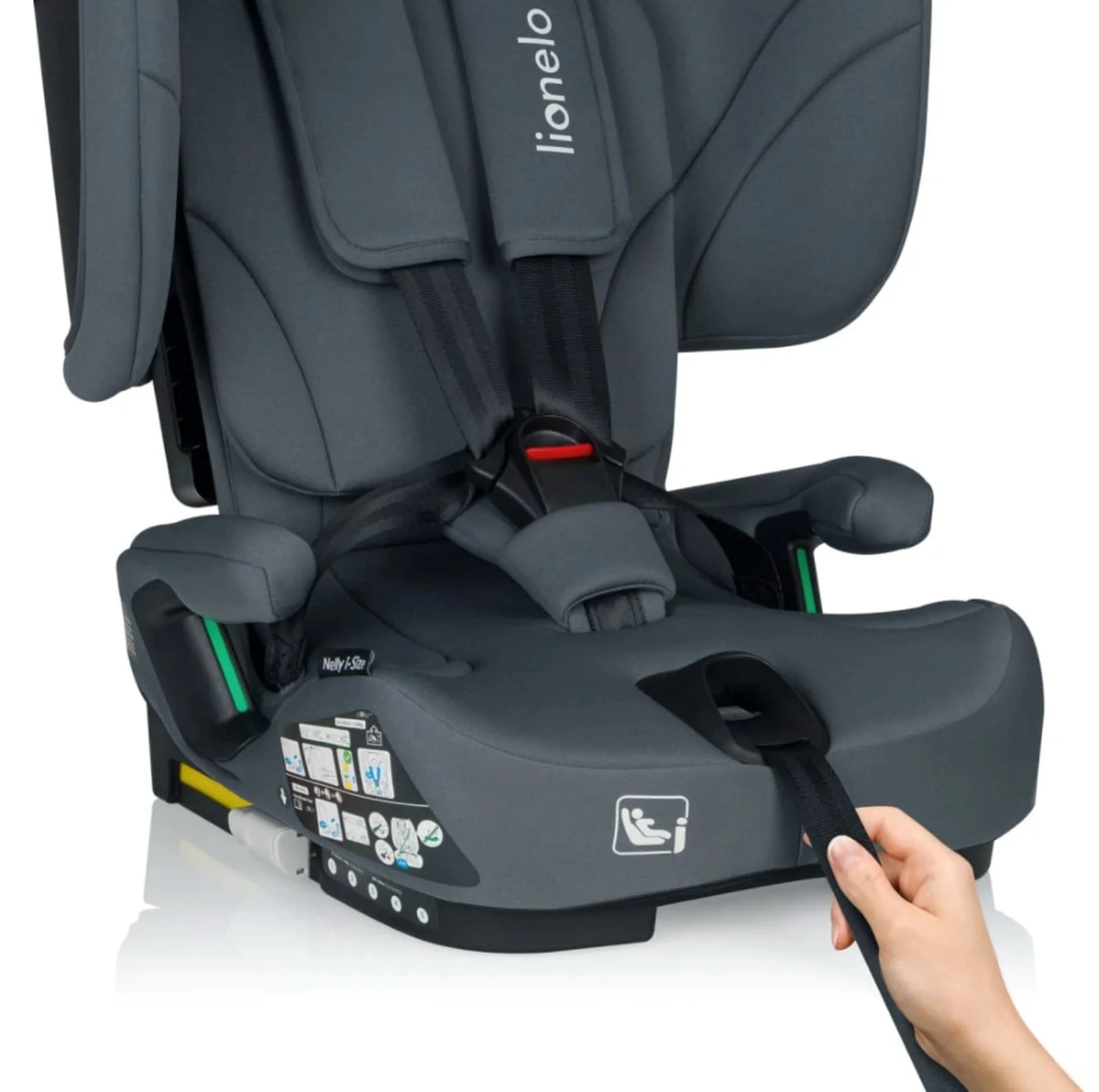 Автокресло Lionelo Isofix Nelly, 9-36 кг, Серый foto