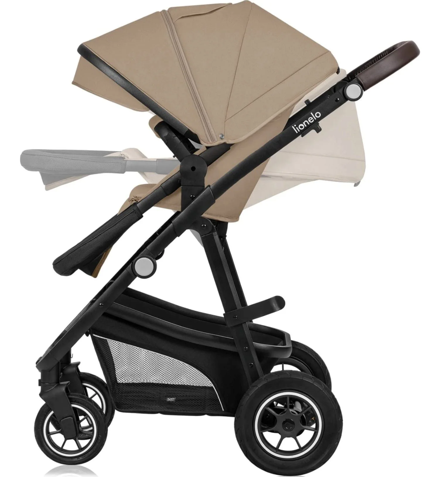 Carucior 3 in 1 Lionelo Bianka Bej foto