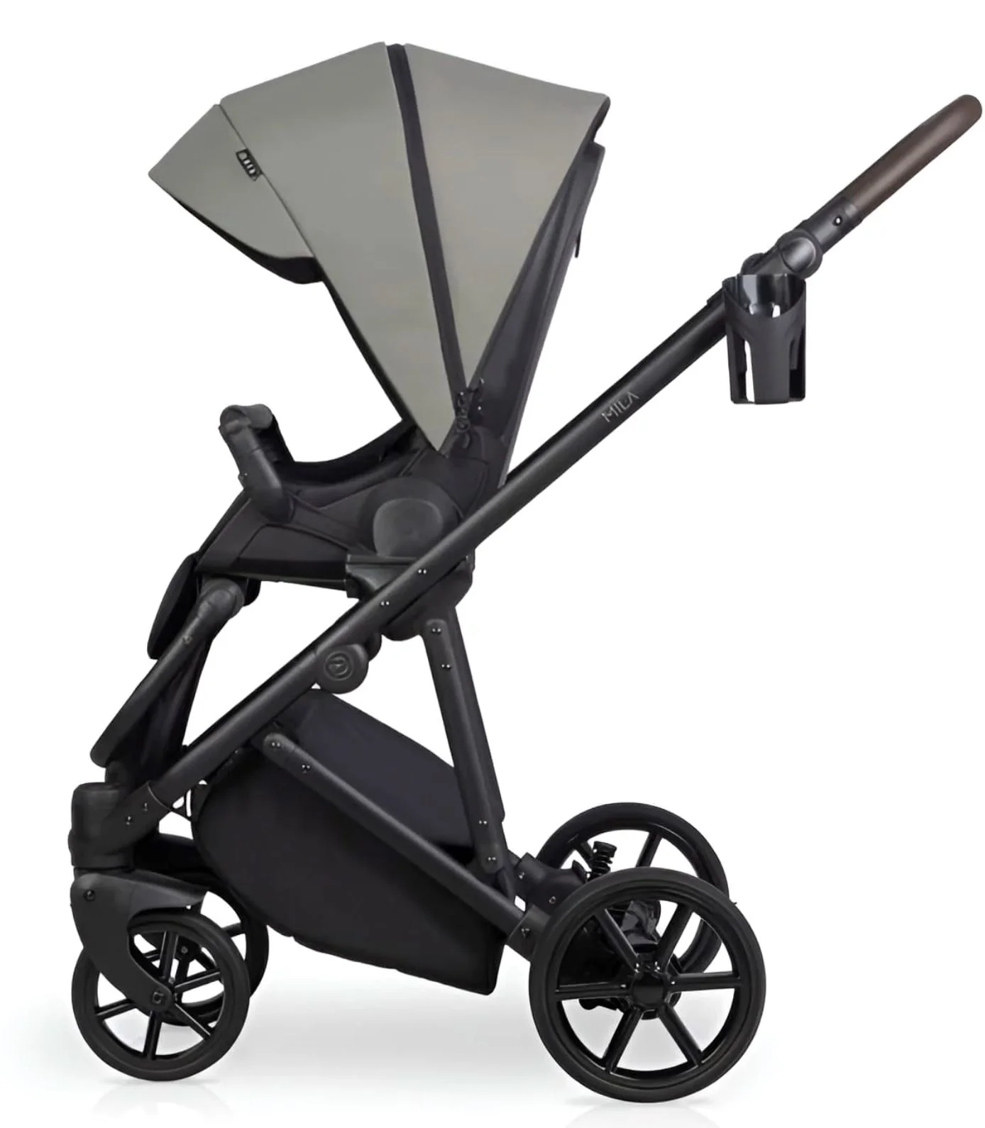 Carucior 2 in 1 Riko Mila 01 Khaki foto