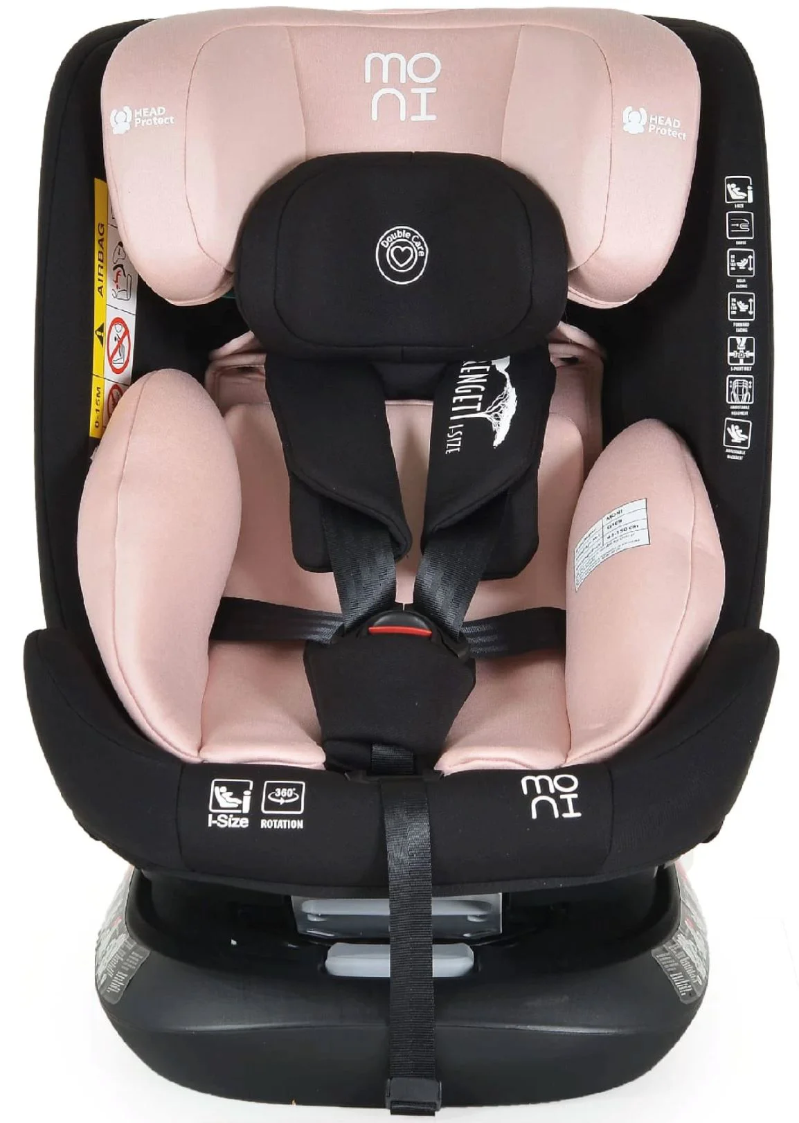 Автокресло Moni Serengeti Isofix, Розовый foto