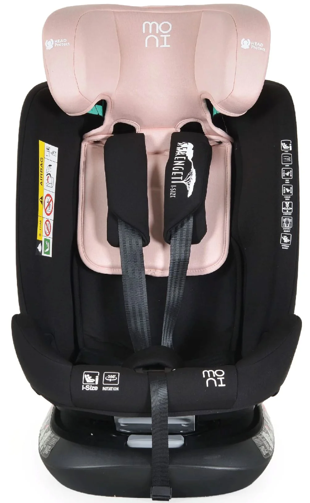 Автокресло Moni Serengeti Isofix, Розовый foto