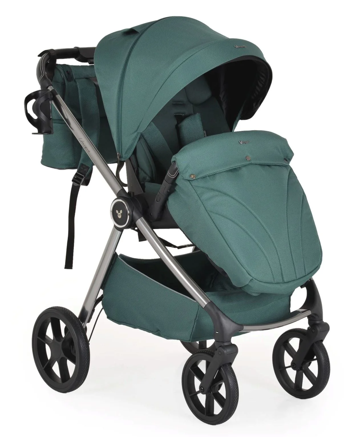 Carucior 3 in 1 Moni Unique Pine Verde foto