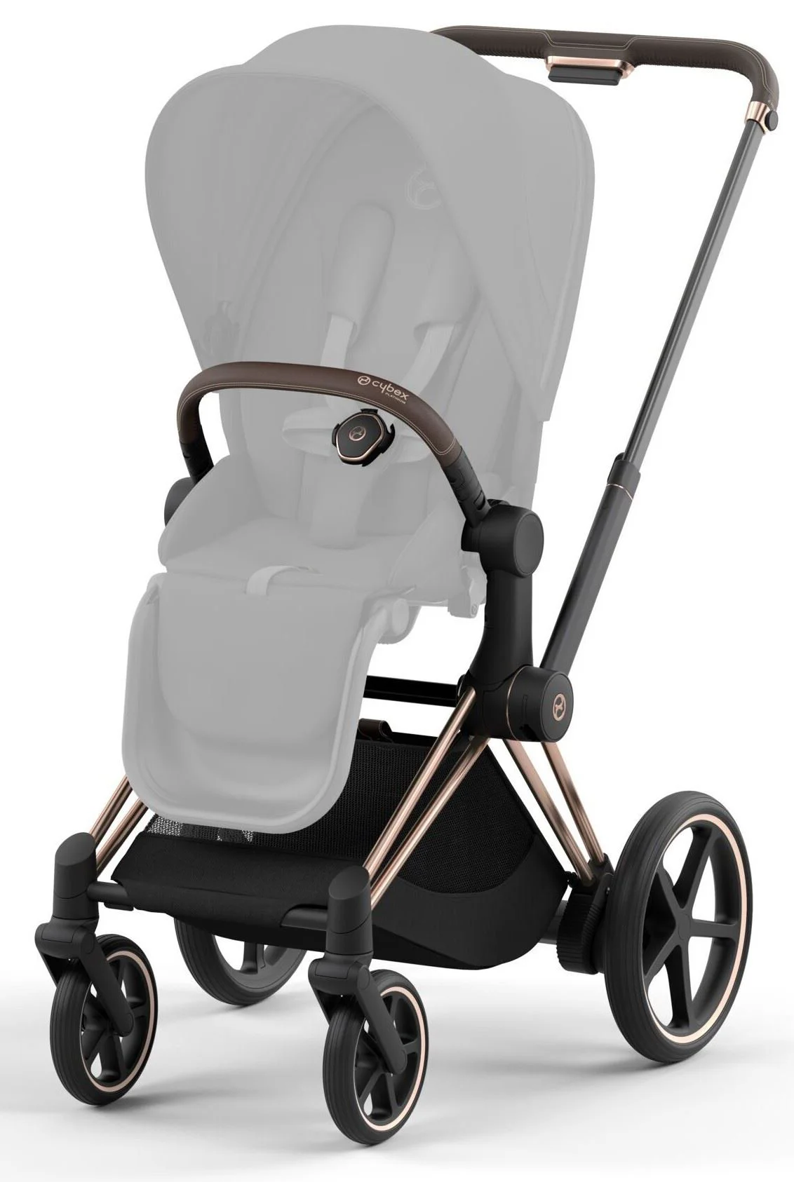 Cadru pentru carucior Cybex e-Priam RBA Rosegold foto