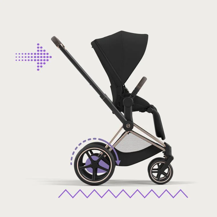 Cadru pentru carucior Cybex e-Priam RBA Rosegold foto