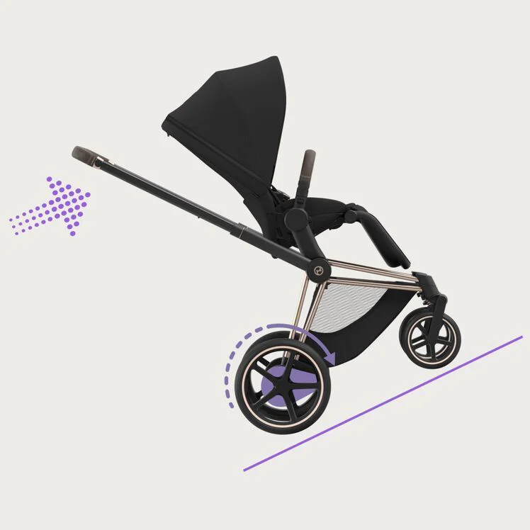 Cadru pentru carucior Cybex e-Priam RBA Rosegold foto