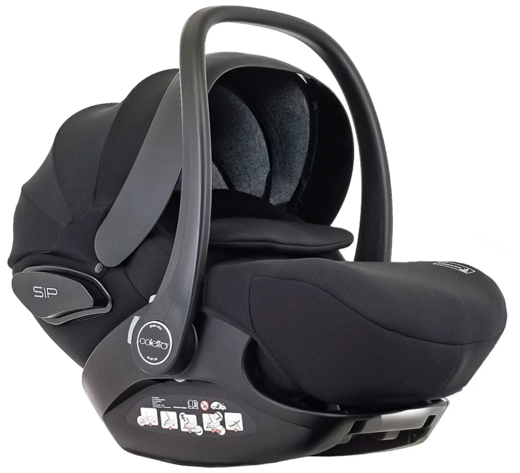 Scoica auto Coletto Isofix Zoom, 0-13 kg, Negru foto