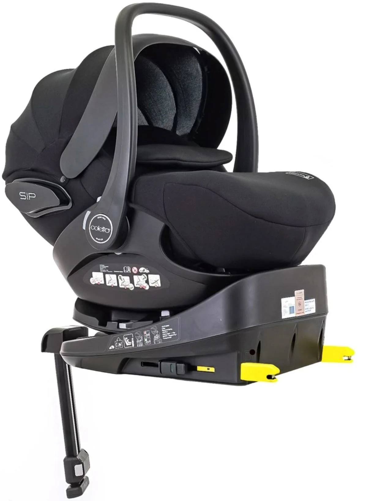 Scoica auto Coletto Isofix Zoom, 0-13 kg, Negru foto
