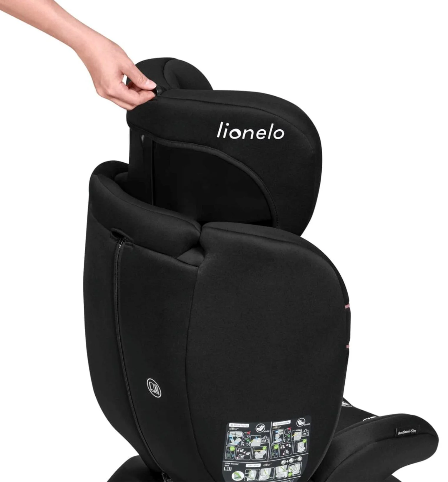 Автокресло Lionelo Isofix Bastiaan, 0‑36 кг, Розовый foto