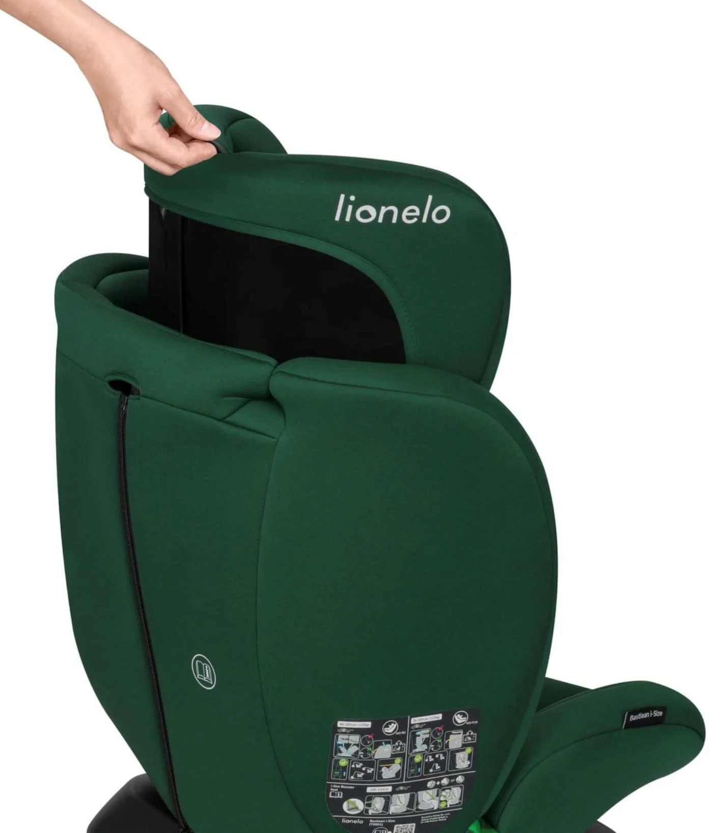 Автокресло Lionelo Isofix Bastiaan, 0‑36 кг, Зеленый foto