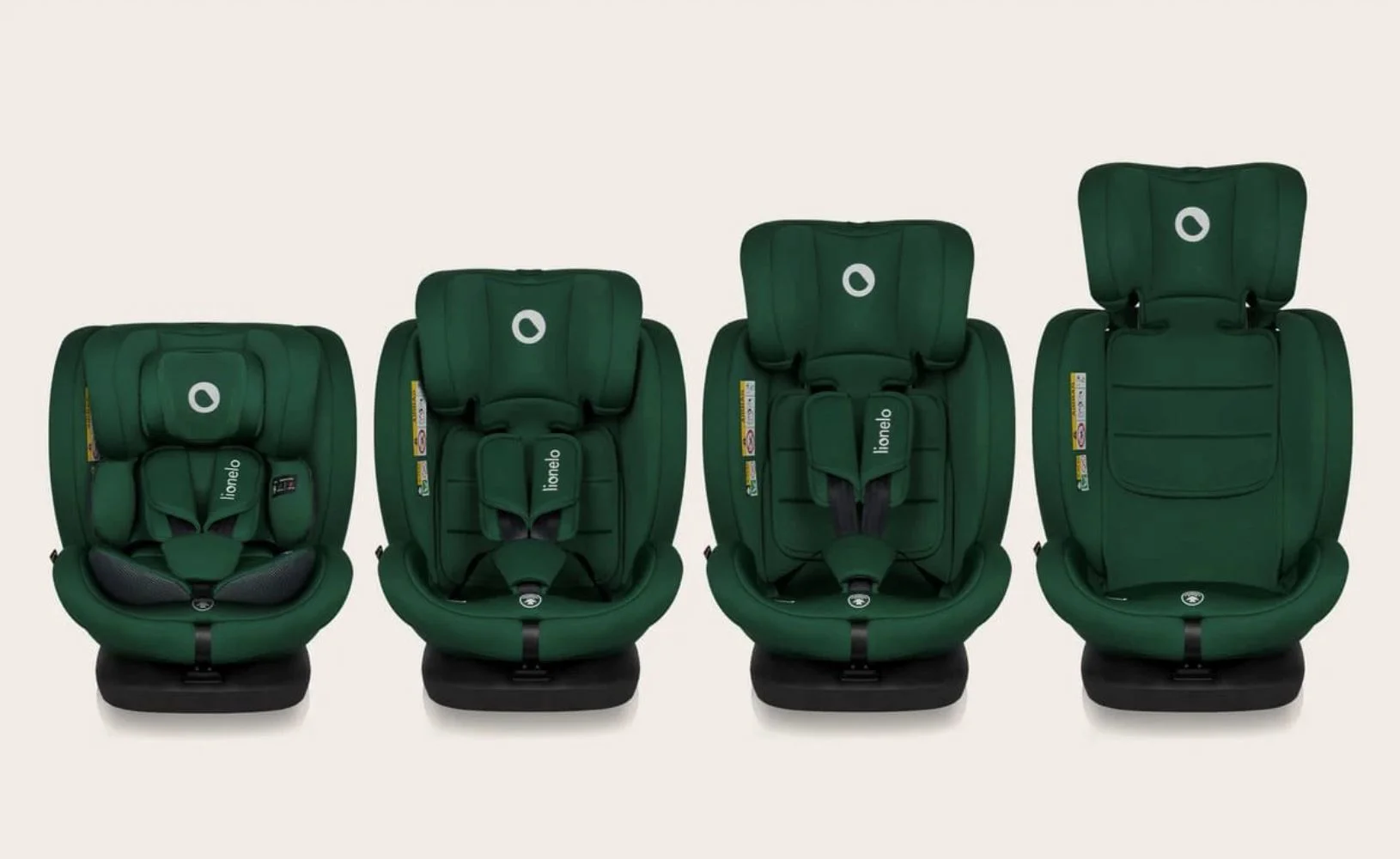 Автокресло Lionelo Isofix Bastiaan, 0‑36 кг, Зеленый foto