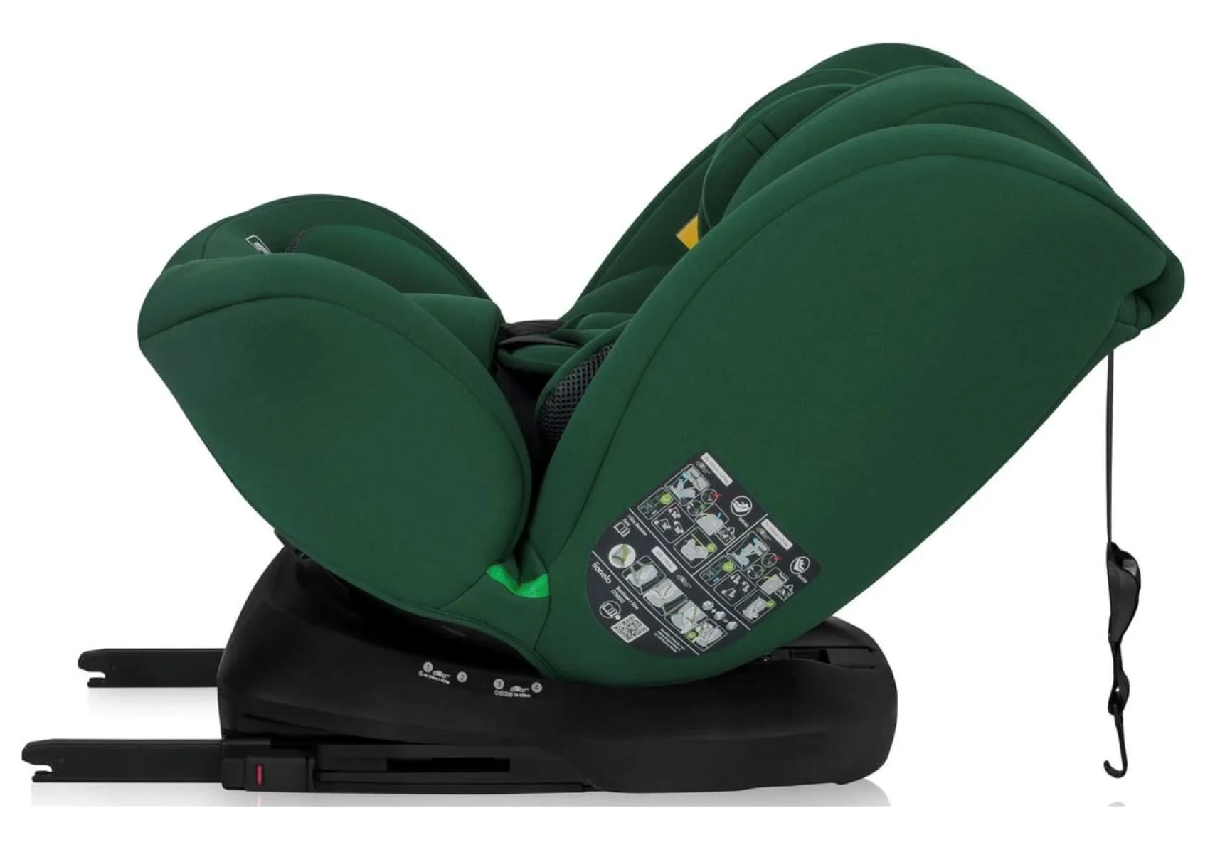 Автокресло Lionelo Isofix Bastiaan, 0‑36 кг, Зеленый foto