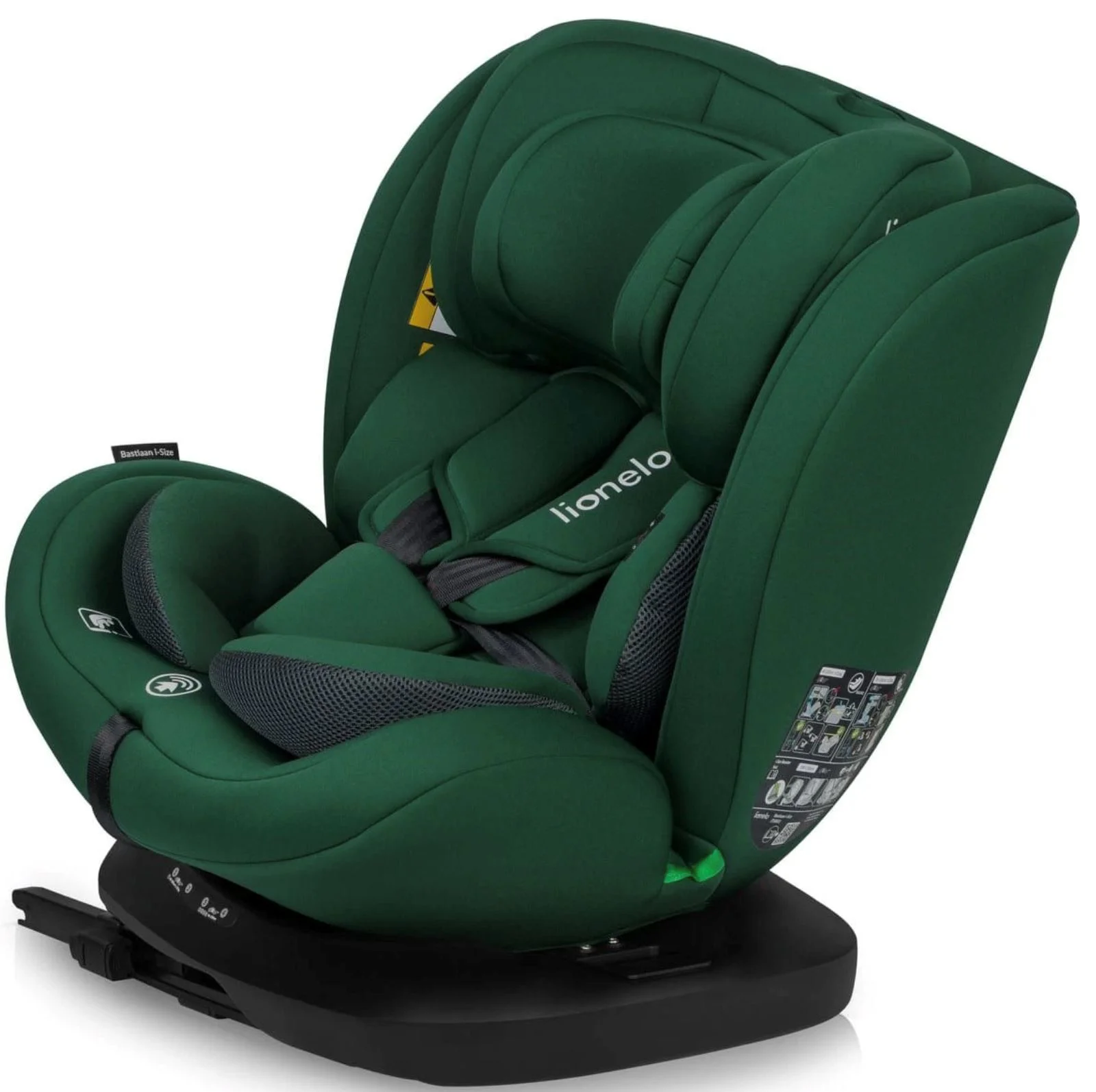 Автокресло Lionelo Isofix Bastiaan, 0‑36 кг, Зеленый foto