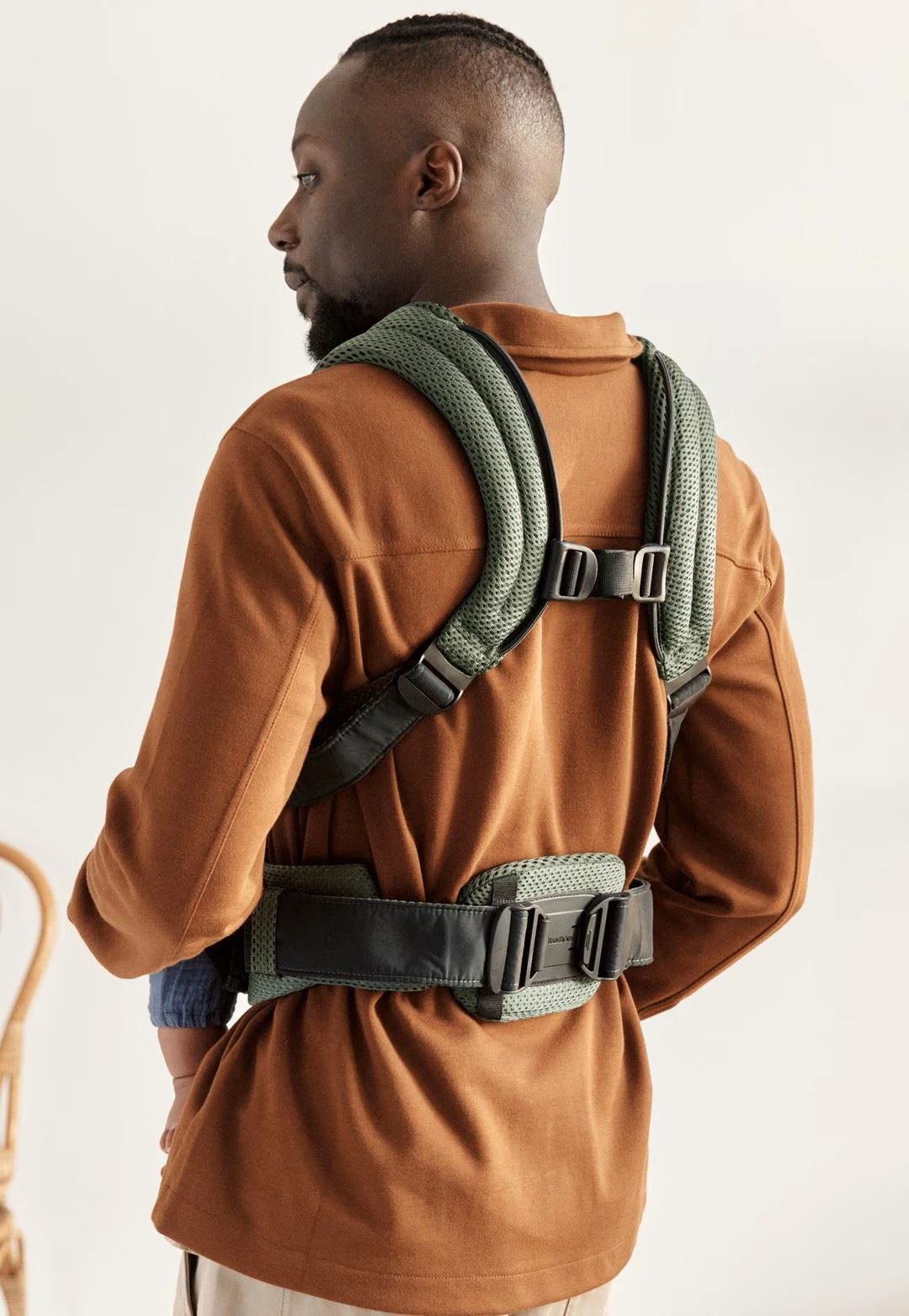 Анатомический мультифункциональный рюкзак-кенгуру BabyBjorn Harmony Dark Green, 3D Mesh foto