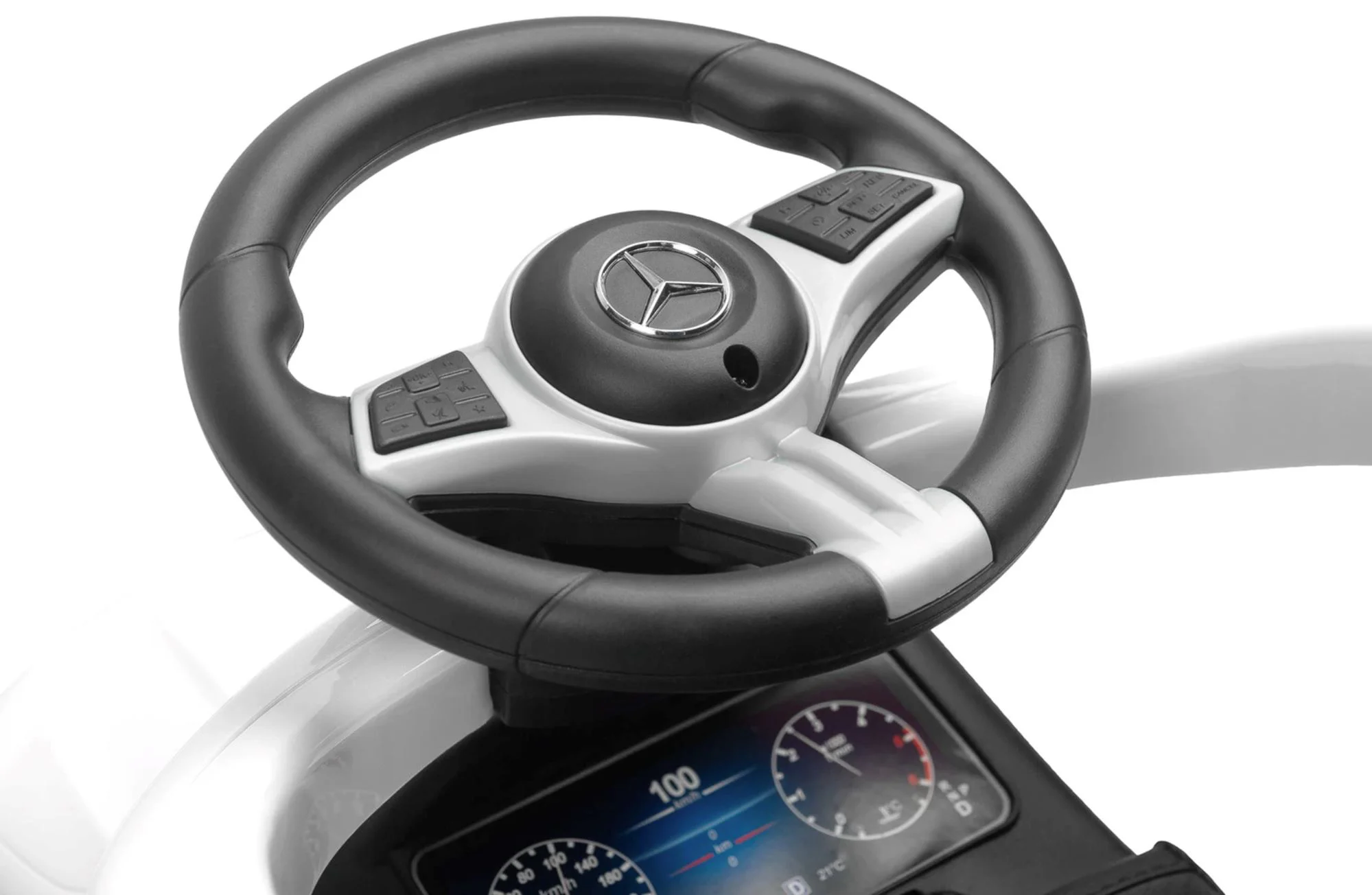 Tolocar pentru copii Caretero Mercedes C-Class Alb foto