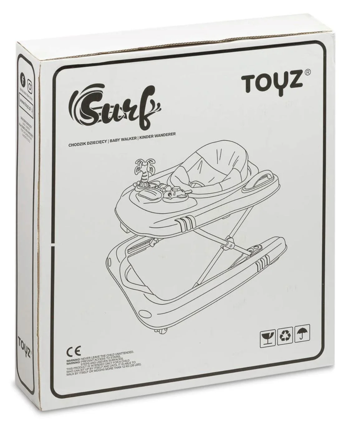 Premergator pentru copii Caretero Surf Fly foto