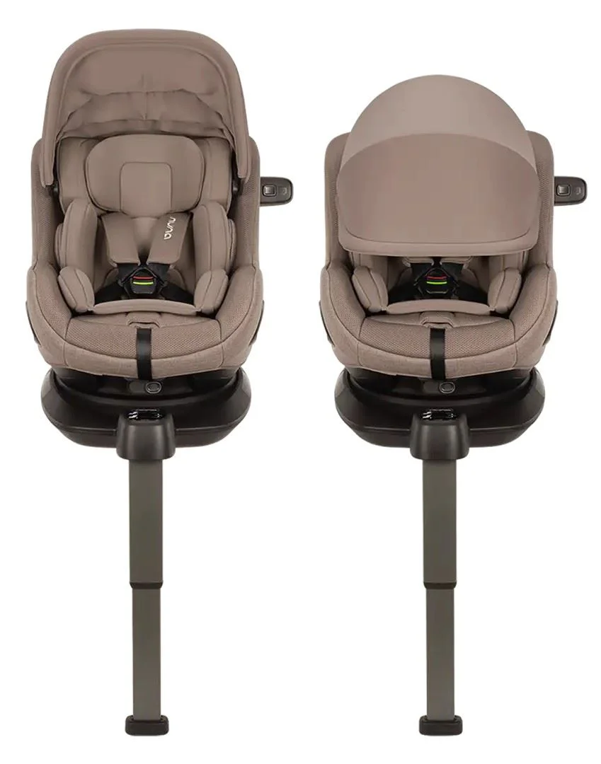 Scaun auto cu isofix Nuna i-Size PRUU Aire Cedar cu capotina integrata, 40-105 cm foto