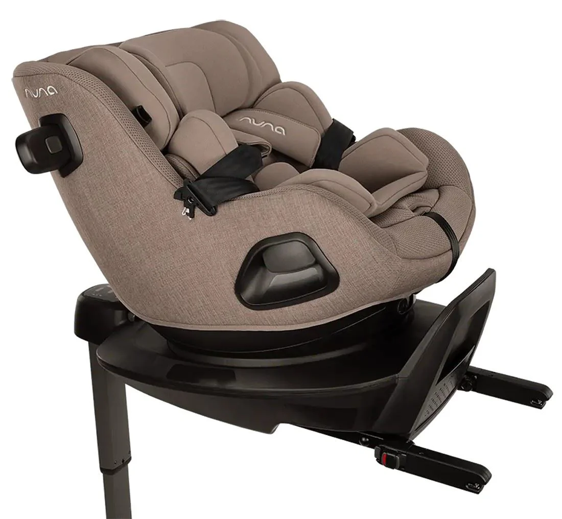 Scaun auto cu isofix Nuna i-Size PRUU Aire Cedar cu capotina integrata, 40-105 cm foto