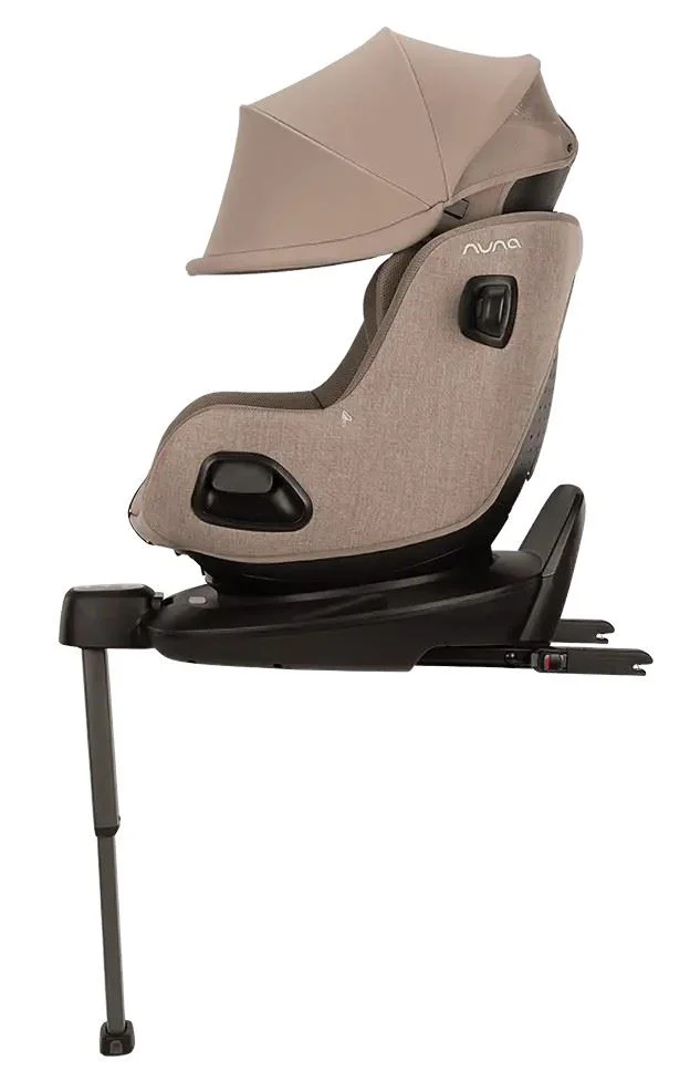 Scaun auto cu isofix Nuna i-Size PRUU Aire Cedar cu capotina integrata, 40-105 cm foto