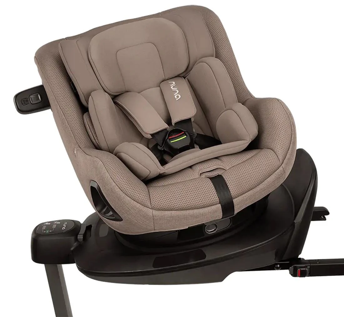 Scaun auto cu isofix Nuna i-Size PRUU Aire Cedar cu capotina integrata, 40-105 cm foto