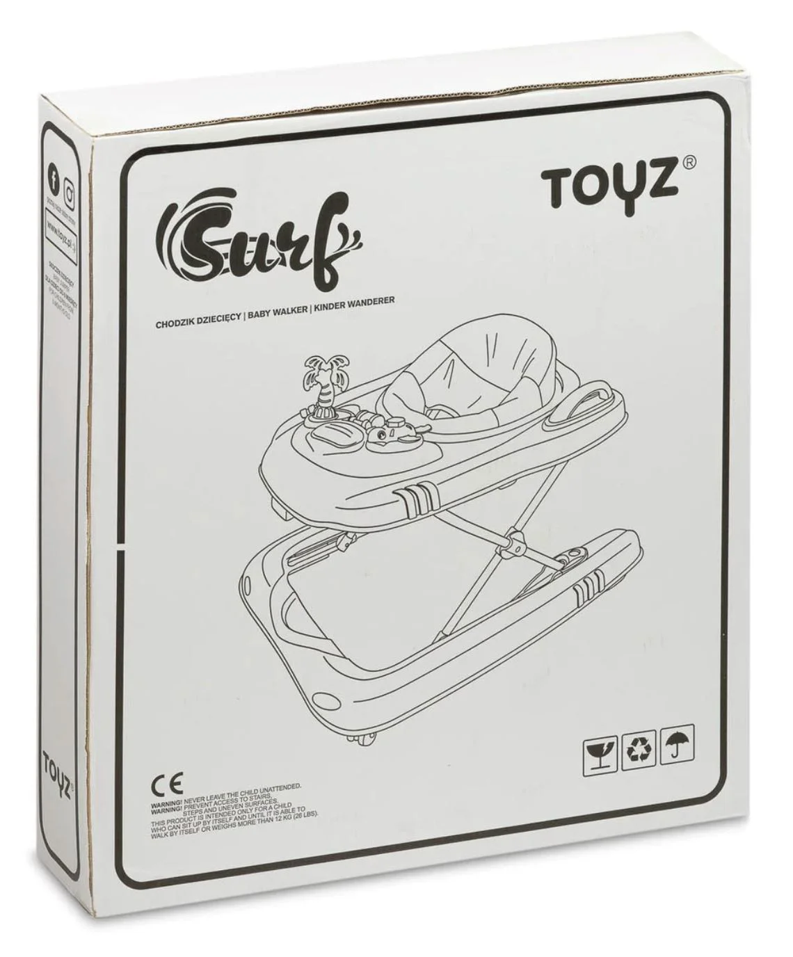 Premergator pentru copii Caretero Surf Blossom foto