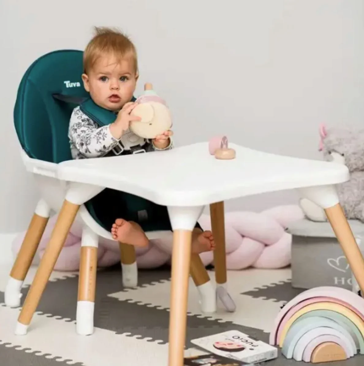 Scaun de masa 3 in 1 Caretero Tuva Verde foto