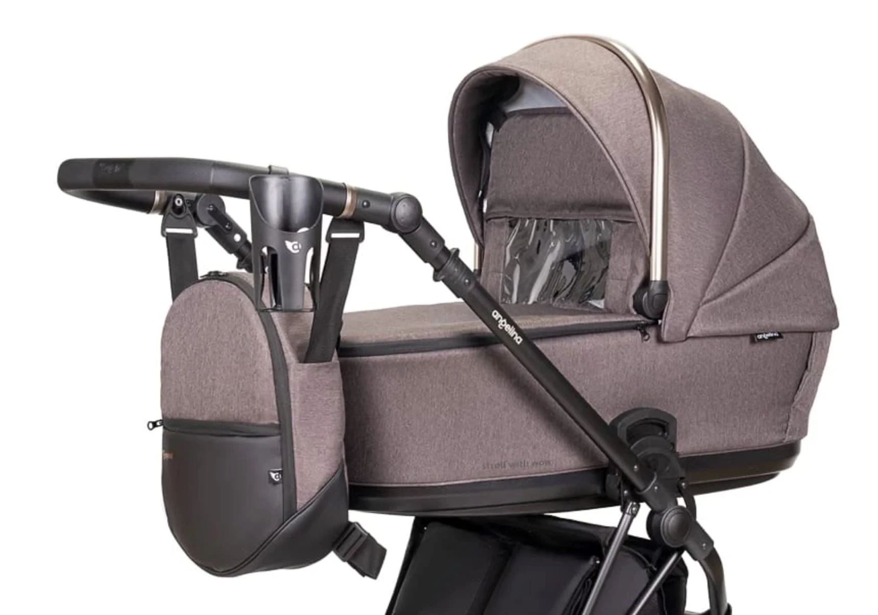 Carucior 2 in 1 Angelina Enigma Premium Maro foto