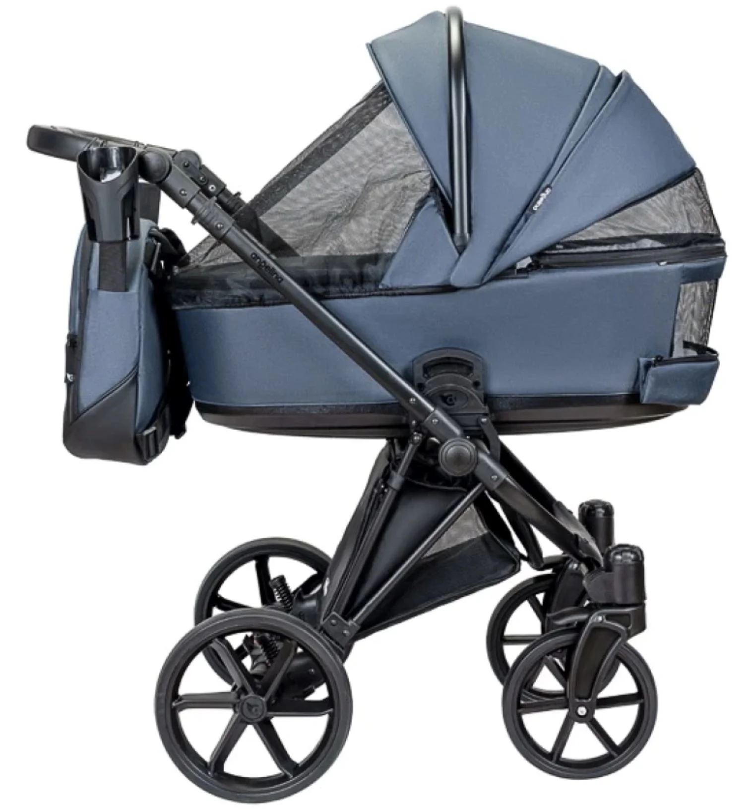 Carucior 2 in 1 Angelina Enigma Albastru foto