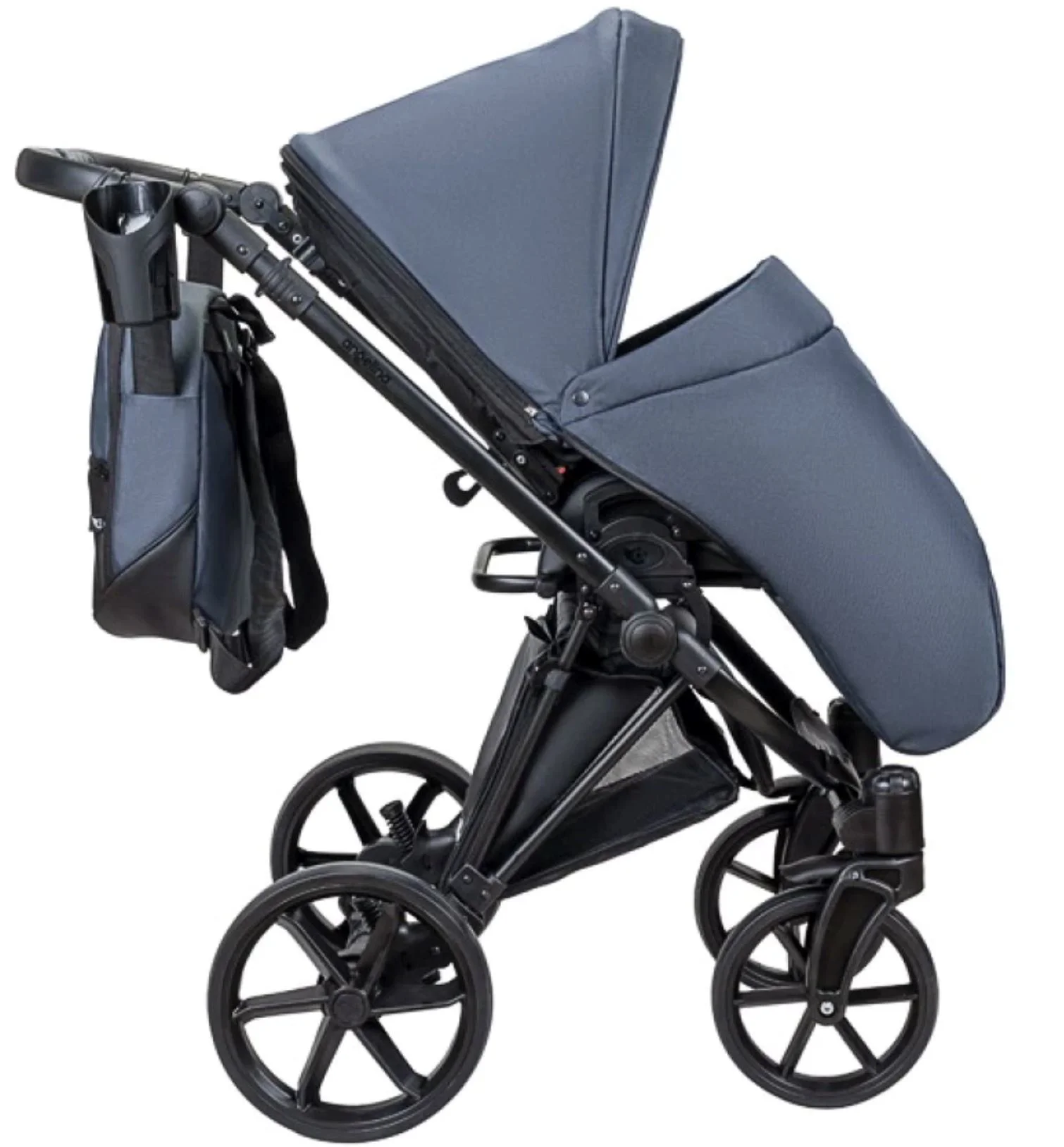 Carucior 2 in 1 Angelina Enigma Albastru foto