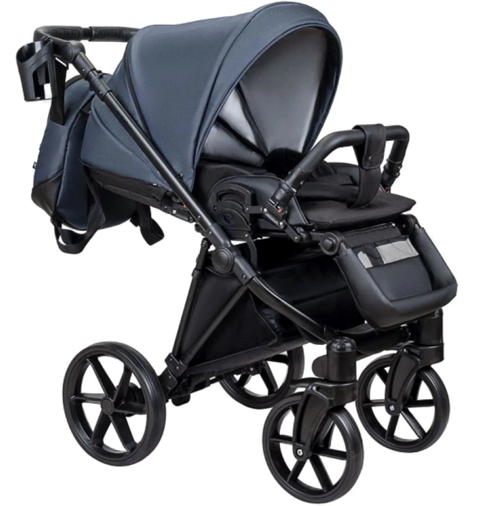 Carucior 2 in 1 Angelina Enigma Albastru foto