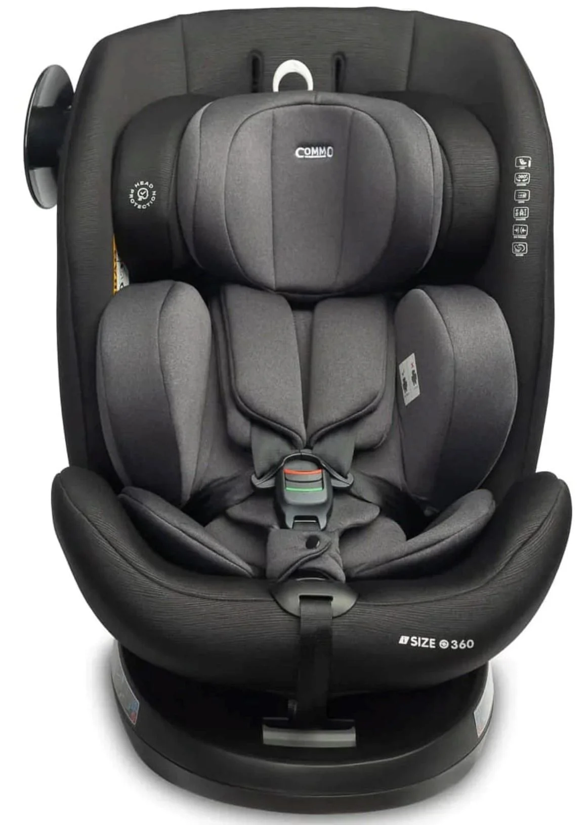 Scaun auto Caretero Isofix Commo Graphite 0-36 kg foto