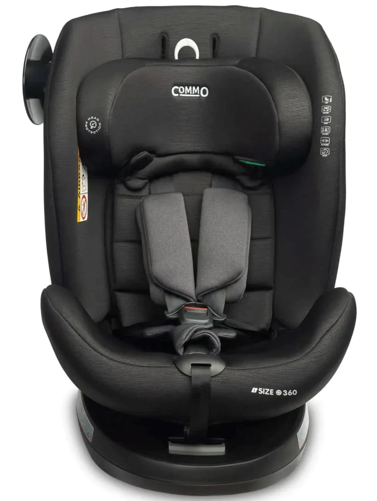Scaun auto Caretero Isofix Commo Graphite 0-36 kg foto