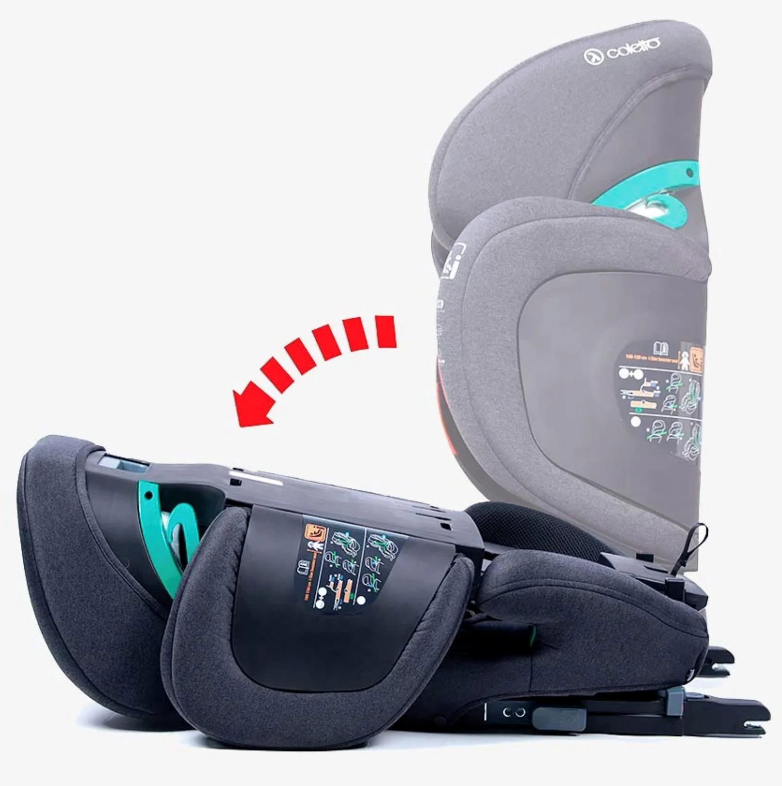 Scaun auto Coletto i-Size Isofix Avola, 100-150cm (15-36 kg) foto
