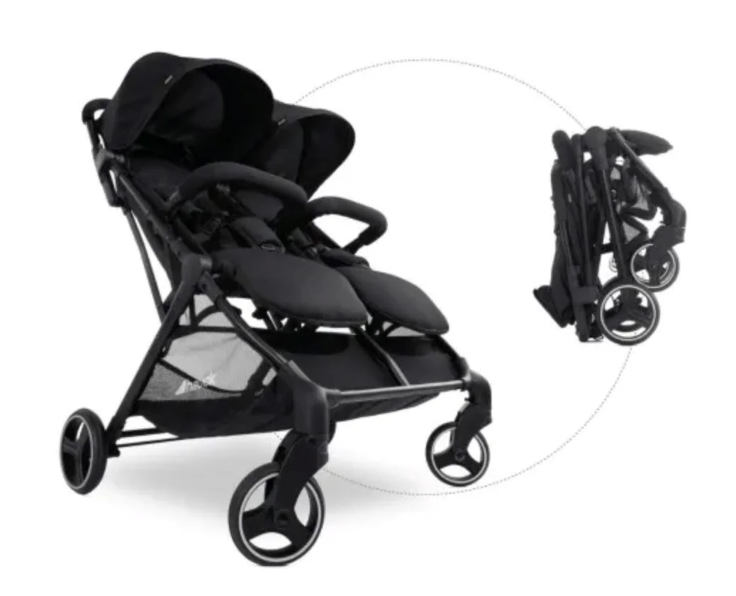 Carucior de plimbare pentru gemeni Hauck Swift X Duo Negru foto