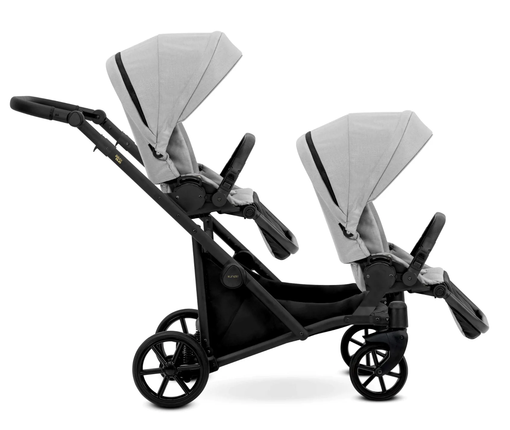 Carucior pentru gemeni 2 in 1 Kunert Brav Duo Eco Menta foto