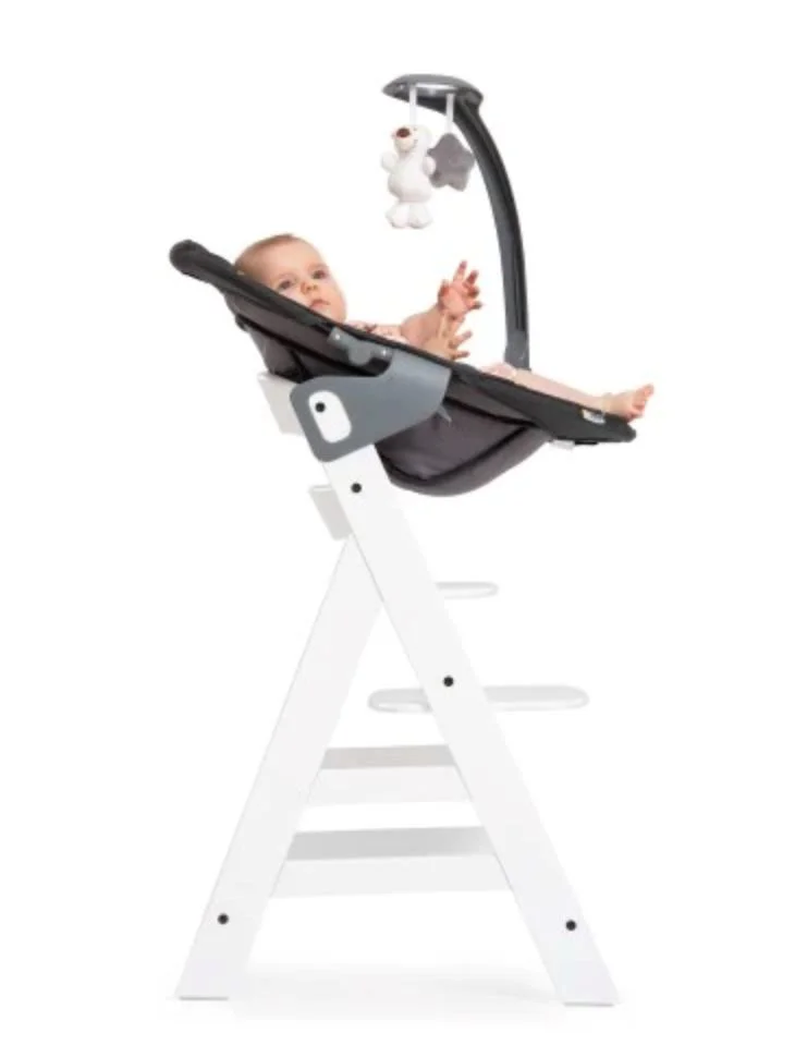 Balanosoar 2 in 1 Hauck Alpha Bouncer Deluxe Melange Gri foto